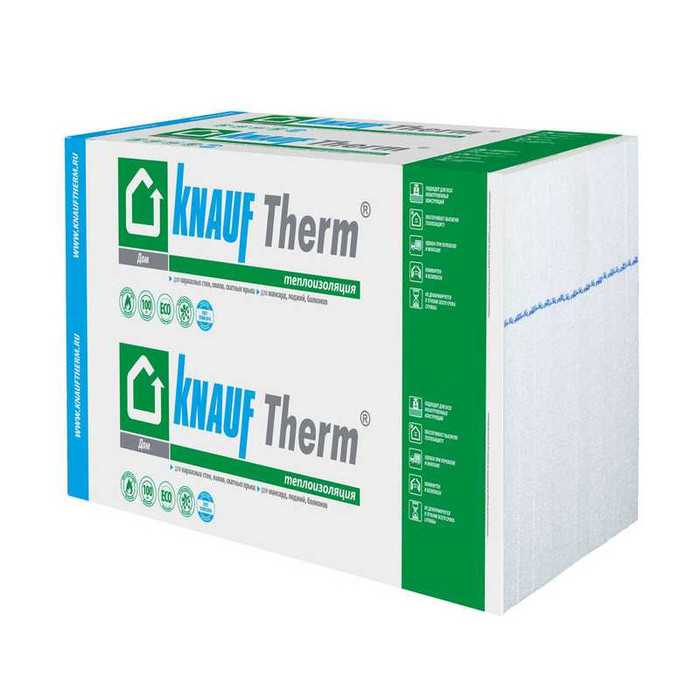 Утеплитель пенополистирол Кнауф Therm Дом 50х600х1000 мм